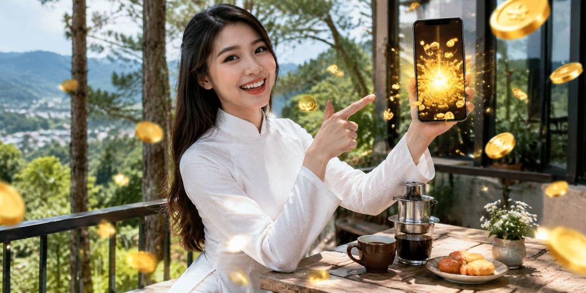 Người dùng Đà Lạt sử dụng điện thoại xem sự kiện thể thao và đặt cược trực tuyến